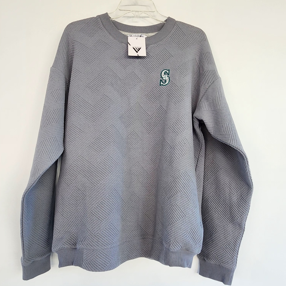 Stylish Gray Crewneck Sweater for Men